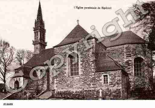 Ville de SPEZET, carte postale ancienne