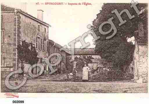 Ville de SPINCOURT, carte postale ancienne