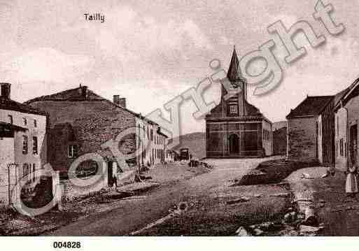 Ville de TAILLY, carte postale ancienne