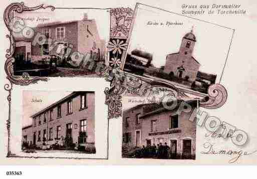 Ville de TORCHEVILLLE, carte postale ancienne