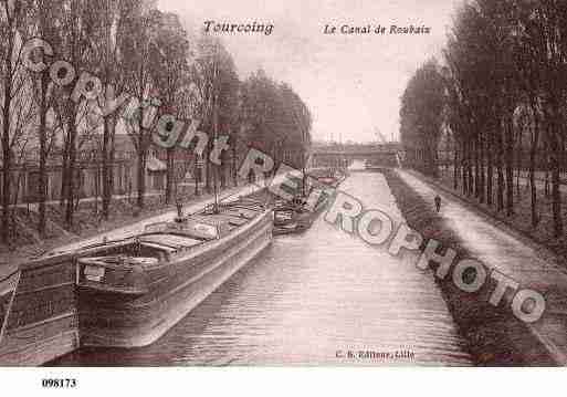 Ville de TOURCOING, carte postale ancienne