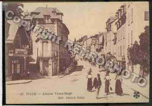 Ville de TULLE, carte postale ancienne