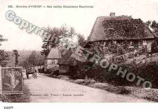 Ville de YVETOT, carte postale ancienne