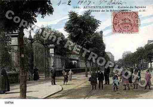 Ville de AUBERVILLIERS, carte postale ancienne