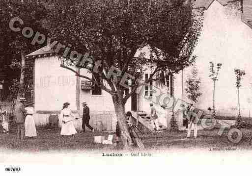 Ville de BAGNERESDELUCHON, carte postale ancienne