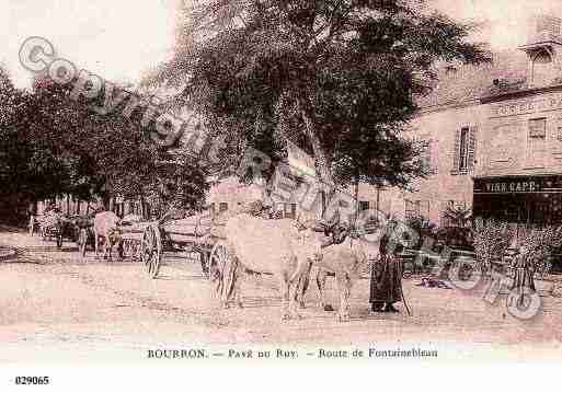 Ville de BOURRONMARLOTTE, carte postale ancienne