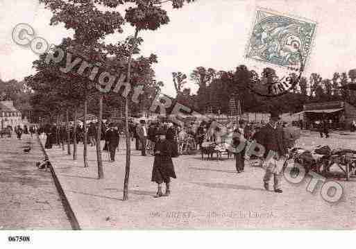 Ville de BREST, carte postale ancienne