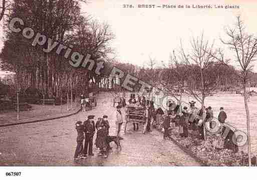 Ville de BREST, carte postale ancienne