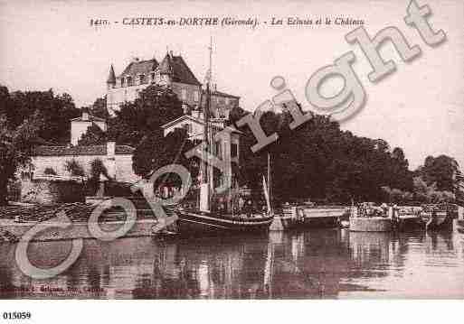 Ville de CASTETSENDORTHE, carte postale ancienne