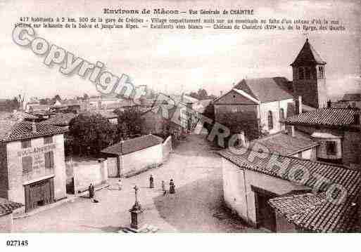 Ville de CHAINTRE, carte postale ancienne