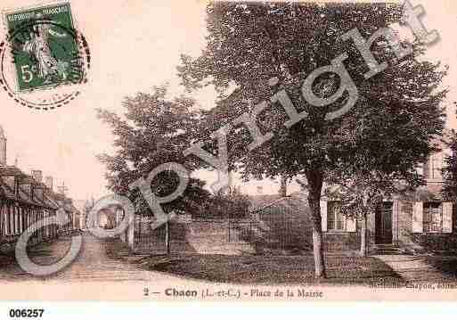 Ville de CHAON, carte postale ancienne