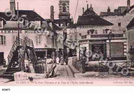 Ville de CLAMECY, carte postale ancienne