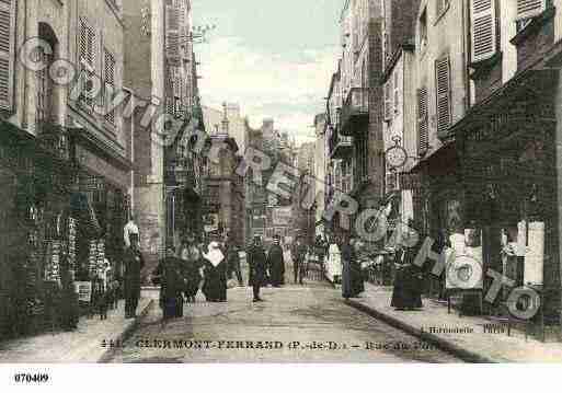 Ville de CLERMONTFERRAND, carte postale ancienne