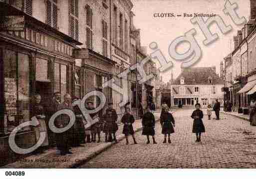 Ville de CLOYESSURLELOIR, carte postale ancienne