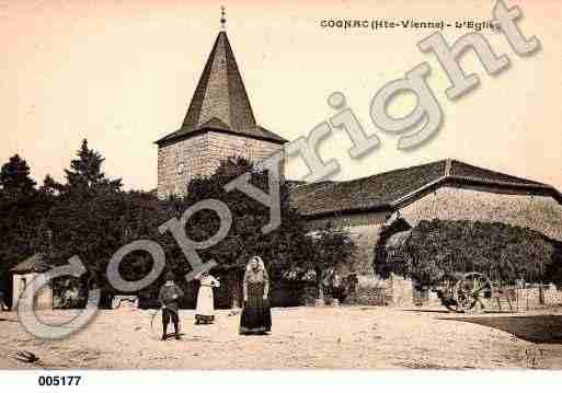 Ville de COGNACLEFROID, carte postale ancienne