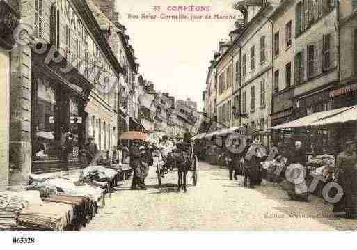 Ville de COMPIEGNE, carte postale ancienne