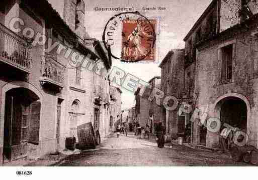 Ville de COURNONTERRAL, carte postale ancienne