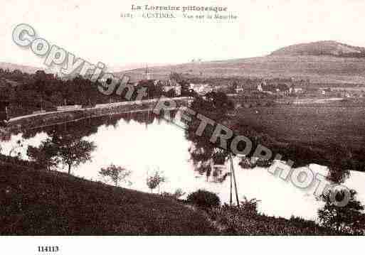 Ville de CUSTINES, carte postale ancienne