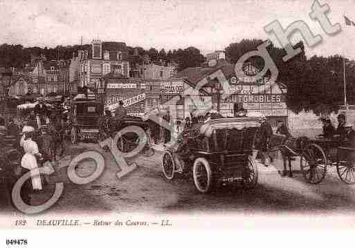 Ville de DEAUVILLE, carte postale ancienne