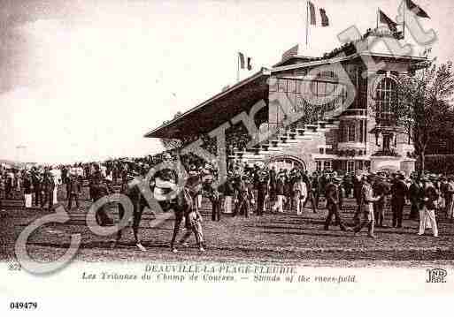 Ville de DEAUVILLE, carte postale ancienne