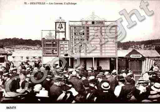 Ville de DEAUVILLE, carte postale ancienne