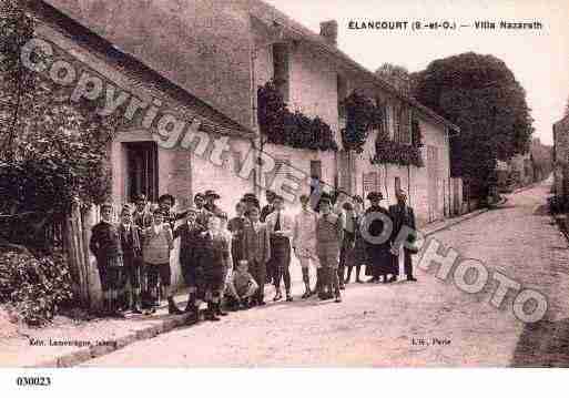 Ville de ELANCOURT, carte postale ancienne