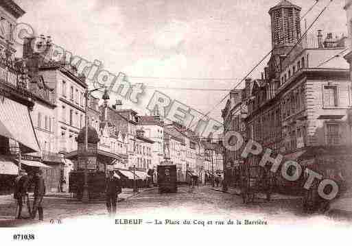 Ville de ELBEUF, carte postale ancienne