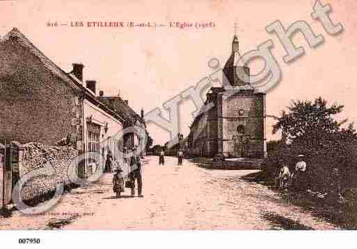 Ville de ETILLEUX(LES), carte postale ancienne