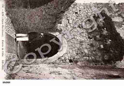 Ville de EZE, carte postale ancienne