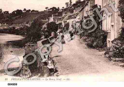 Ville de FRESNAYSURSARTHE, carte postale ancienne