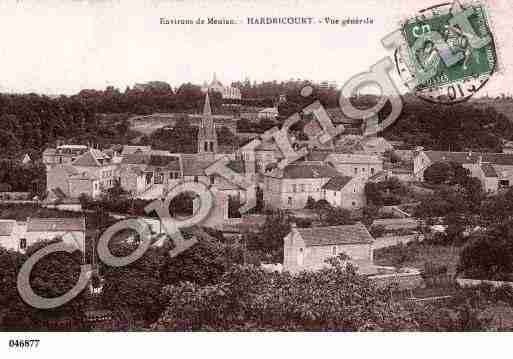 Ville de HARDRICOURT, carte postale ancienne