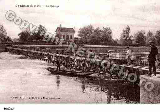 Ville de JAULNES, carte postale ancienne