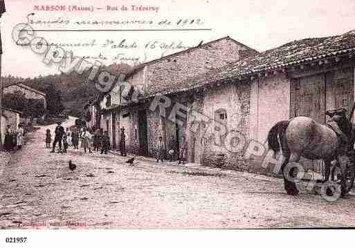 Ville de MARSON, carte postale ancienne