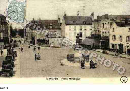 Ville de MONTARGIS, carte postale ancienne