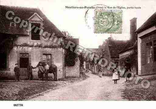 Ville de MOUTIERSAUPERCHE, carte postale ancienne