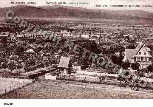 Ville de MULHOUSE, carte postale ancienne