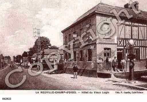 Ville de NEUVILLECHANTD'OISEL(LA), carte postale ancienne