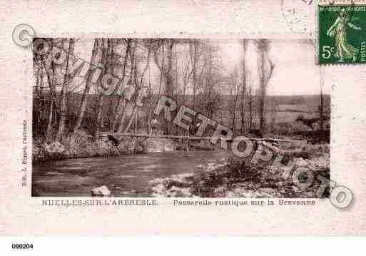 Ville de NUELLES, carte postale ancienne