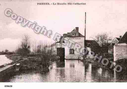 Ville de PANNES, carte postale ancienne