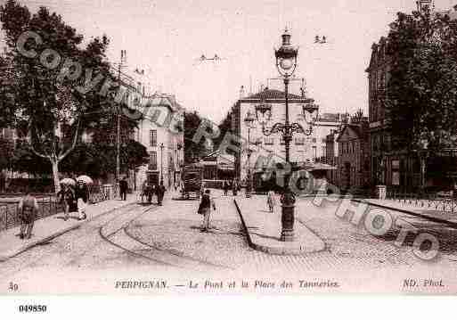 Ville de PERPIGNAN, carte postale ancienne