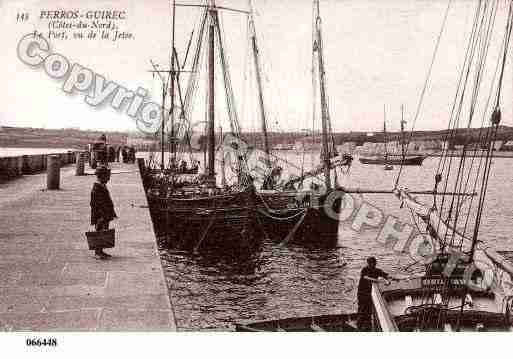 Ville de PERROSGUIREC, carte postale ancienne