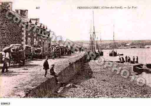 Ville de PERROSGUIREC, carte postale ancienne