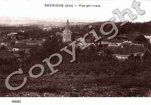 Ville de REYRIEUX, carte postale ancienne