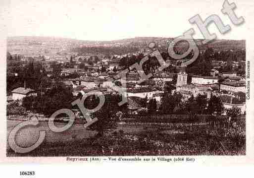 Ville de REYRIEUX, carte postale ancienne