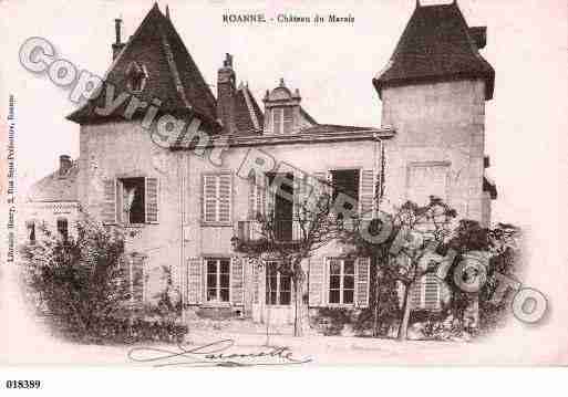 Ville de ROANNE, carte postale ancienne