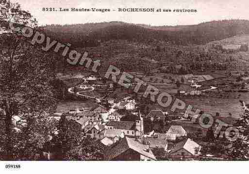 Ville de ROCHESSON, carte postale ancienne