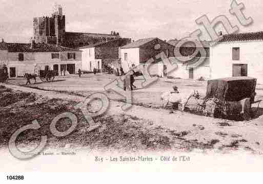 Ville de SAINTESMARIESDELAMER, carte postale ancienne