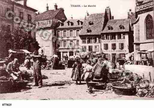 Ville de THANN, carte postale ancienne