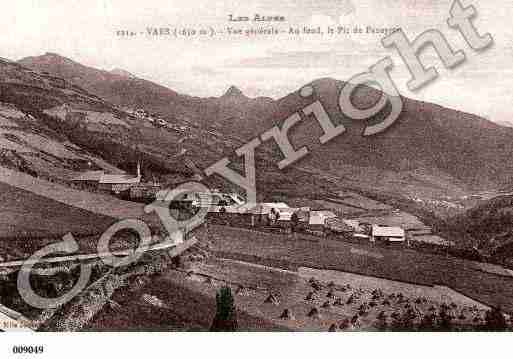 Ville de VARS, carte postale ancienne