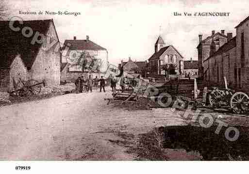 Ville de AGENCOURT, carte postale ancienne